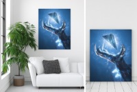 1 плакат DESTINY WARLOCK HUNTER 30X40, РАЗЛИЧНЫЕ ДИЗАЙНЫ
