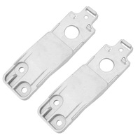 фото thumb №7, 1 пара нижних креплений радиатора 13243026 серебристый нижний кронштейн монтажный радиатора