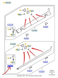 фото thumb №4, Удлинитель планки порога левая ford mondeo mk4