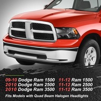 фото thumb №6, Фары перед чёрные dodge ram 1500 2500 3500 09-10 ram 1500 2500 3500