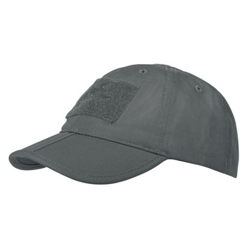 Czapka z daszkiem Helikon Folding Składana Regulowana Bejsbolówka Grey