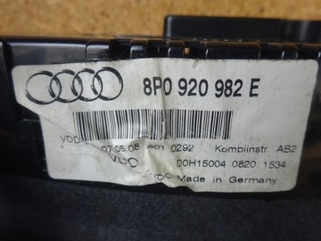 фото thumb №13, Audi a3 8p 2.0 tfsi рестайлінг 08-12 спідометр  прилади 8p0920982e
