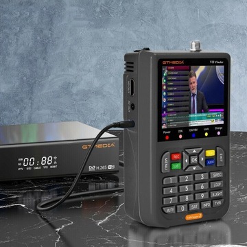 Измеритель сигнала SAT спутниковой антенны DVB-S2X для настройки проверки