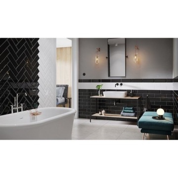 НАСТЕННАЯ ПЛИТКА METRO STYLE белая 10x30 OPOCZNO