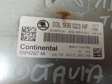 фото thumb №7, Компьютер блок управления двигателя skoda octavia ii 1.6tdi