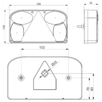 фото thumb №10, Набор лампа do прицепа + жгут 7pin монтаж bez инструментов