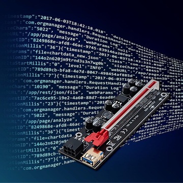 RISER PCI-E 009S PLUS 1x-16x SATA PCI-E 6PIN USB