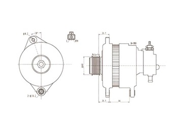 фото thumb №2, Генератор opel astra h astra h gtc combo tour corsa c meriva a 1.7d