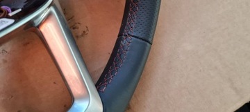 фото thumb №9, Sq5 80a q5 рестайлинг руль с подогревом кожа sline лепестки 80a419091cn