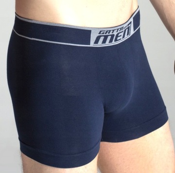 6 X GATTA BOXER BOKSERKI MĘSKIE BAWEŁNA GRANAT CZARNE XL