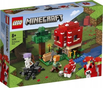 LEGO MINECRAFT 21179 ДОМ В ГРЖИБЬЕ