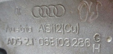 ГОЛОВКА ЦИЛИНДРА ПРАВАЯ AUDI A6 C6 2.4 V6 177 BDW 06E103374A
