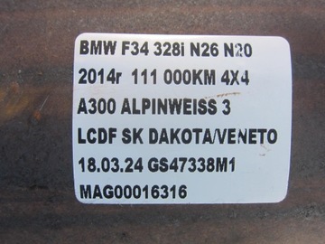 фото thumb №12, Bmw 3 f34 gt 328i n26 глушитель конечный выхлоп задний зад катализатор 7645851