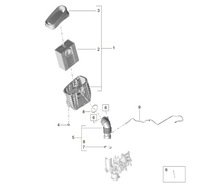 фото thumb №1, Патрубок всасывающий porsche macan 2.0 r4 95b129531b