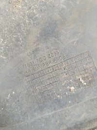 фото thumb №13, Honda civic x sport hb pdc 17-20 бампер задняя задний 71501-tgg-zz00 pdc