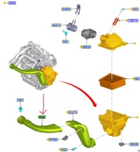 фото thumb №4, Шланг труба воздухозаборник воздуха ford ecosport 2017-
