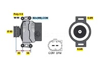 фото thumb №2, Генератор bosch 124525054 124525055 drb7150 c1908