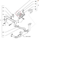 Alfa romeo fiat lancia уплотнительное кольцо прокладка термостата Доставка, фото thumb