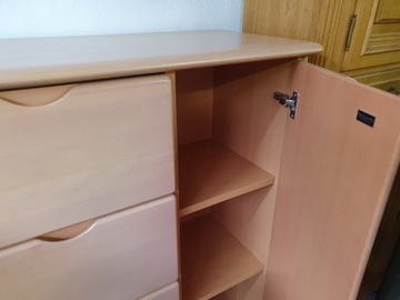 ДЕРЕВЯННЫЙ КОМОД, ПОДЪЕМНЫЙ ШКАФ HULSTA