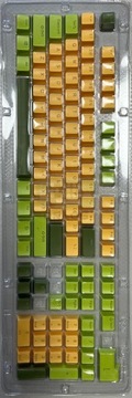 KEYCAPS Цвета Желтые клавиши для профильной механической клавиатуры