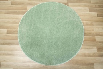 DYWAN OKRĄGŁY JEDNOLITY PISTACJOWY DO POKOJU DZIECIĘCEGO LIMA śr. 120 cm