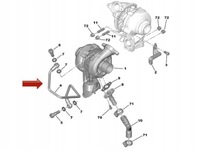 фото thumb №4, Wąż трубка смазки турбины mini r55 r56 mazda 3 bk bl 1.6 d di mzr cd