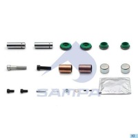 Комплект супорт meritor dx195 - напрямні 32x 97/62,5mm / 32x 97/37mm Київ, фото thumb