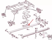 Mb sprinter 903 задний пружина do плита osi задний a9013250254 oem Доставка, фото thumb