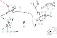 фото thumb №7, Bmw 5 e39 трубка  управление сцепление 21521163839 1163839 oem