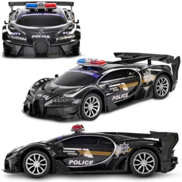Гоночный автомобиль отдаленно управляемый полицейский RC