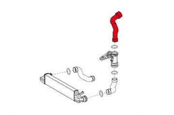 фото thumb №14, Шланг турбины mercedes c clk 2035281582