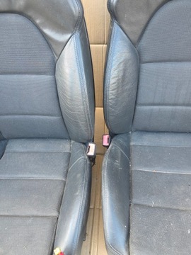 фото thumb №7, Audi a4 b6 b7 сидіння сидіння обшивки напівшкіра speed s-line чорні avant