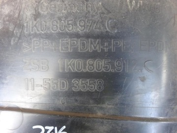 фото thumb №4, Vw golf v 03-08 подкрылок правые перед передние 1k0805912c 1k0805974c