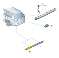 фото thumb №2, Відбивач відбивні світло vw passat аксесуар b8 l