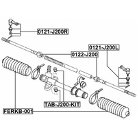 фото thumb №9, Втулки редуктор рулевого daihatsu terios febest tab-j200-kit