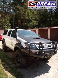 фото thumb №7, Бампер стальной передний с кенгурятник плита pod лебёдка toyota hilux 05-12