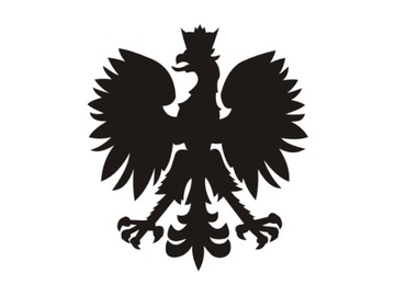 Наклейка на грузовик EAGLE Орел Польши 14 см