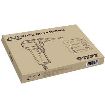 ZSZYWARKA DO PLASTIKU SPAWARKA ZGRZEWARKA + 200 ZSZYWEK + CĄŻKI MOC 50W