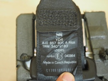фото thumb №3, Pas безопасности зад seat ibiza iv 6j 6j0857805a