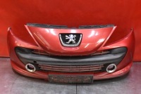 фото thumb №1, Бампер перед передній червоний peugeot 207 1 i 06-09