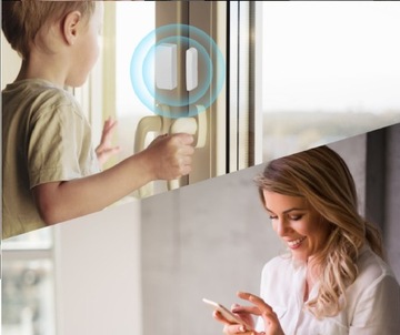 CZUJNIK OTWARCIA DRZWI OKNA WIFI TUYA SMART LIFE