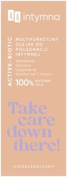 AA Intymna Active-Biotic Многофункциональное масло для интимного ухода.