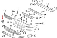 фото thumb №8, Jaguar f-pace x761 эмблема na защита радиатора nowa оригинальная c2d35916