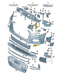 фото thumb №1, Заглушка замыкающий левая audi a6 c8 sline s6
