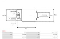 Автоматическая коробка передач стартер выключатель задний mitsubishi as-pl Киев, фото thumb