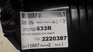 фото thumb №7, Обігрівач кондиціонер dacia jogger 1.0 tce 272709633r