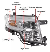фото thumb №2, Фара перед правий лівий led ford edge 07-10