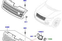 фото thumb №8, Land rover range rover iv l405 защита радиатора nowa оригинальная lr098084