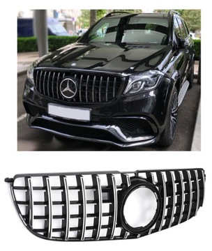 фото thumb №1, Решётка решётка радиатора mercedes gls x166 w166 panamericana amg хром новый bdb качество