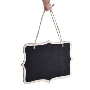TABLICA WIADOMOŚCI DREWNIANE ZAWIESZKI MINI WISZĄCA TABLICA